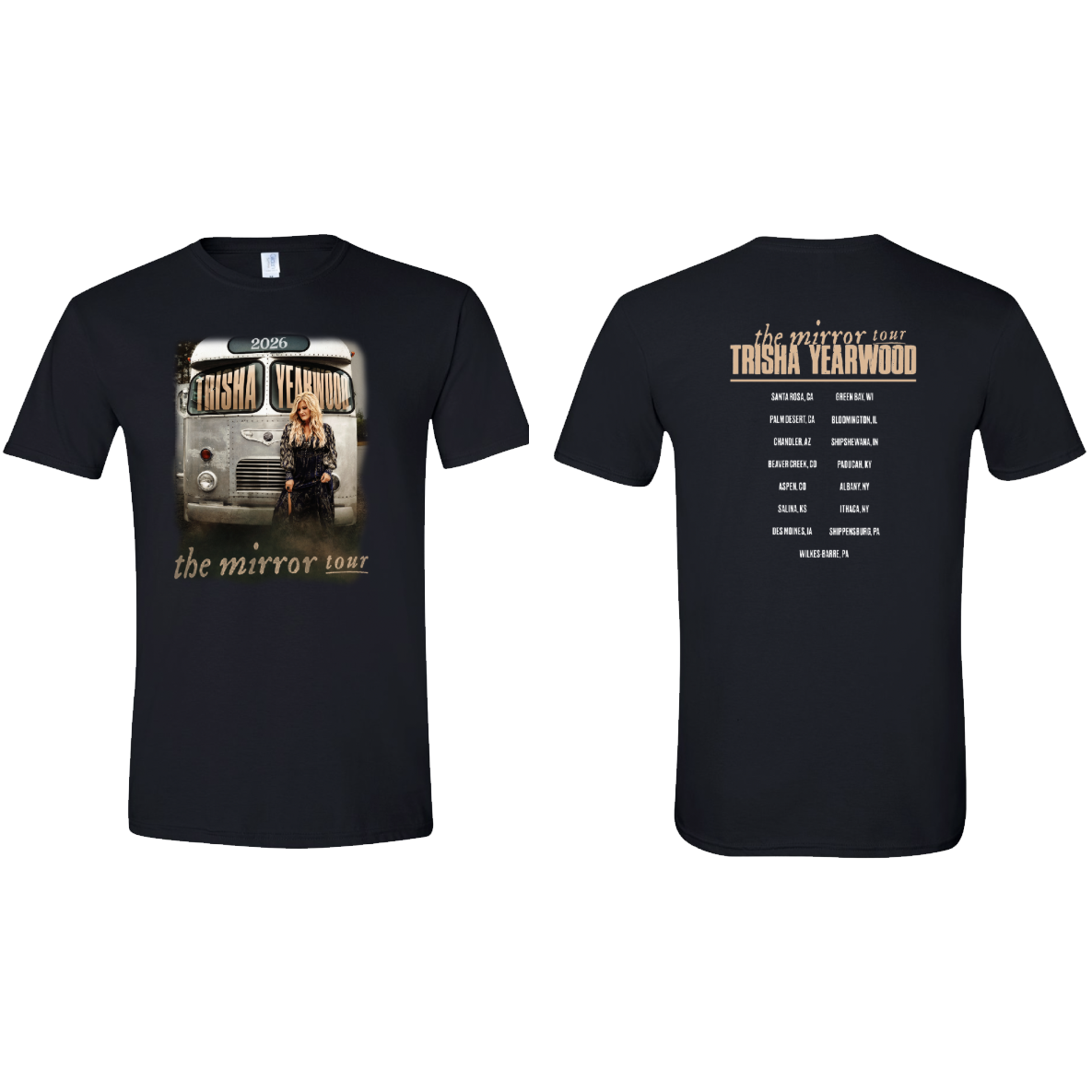 Black Spring 2026 Tour Tee
