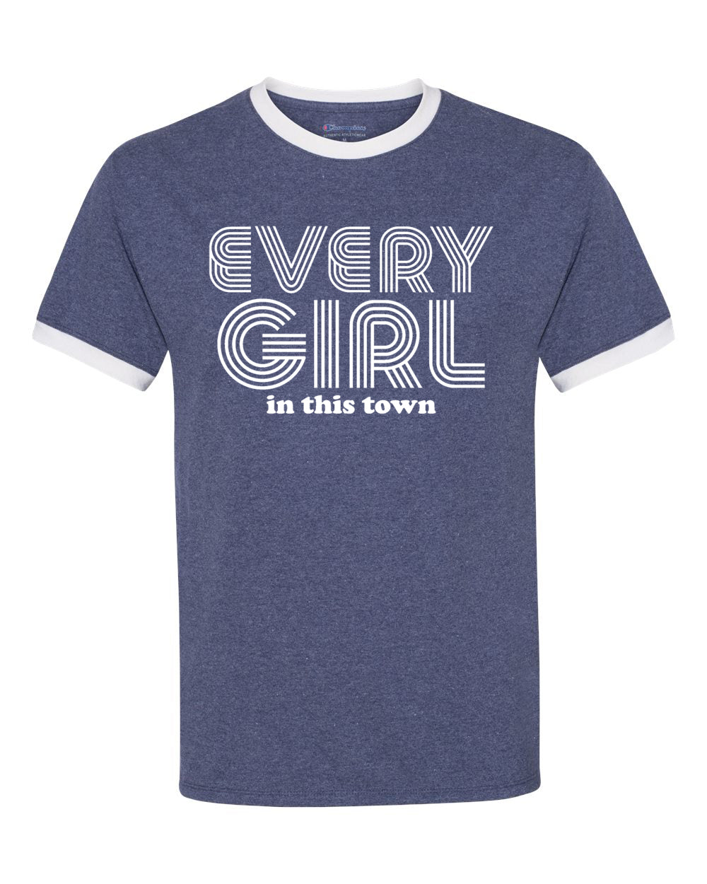 Navy & White "Every Girl" Ringer