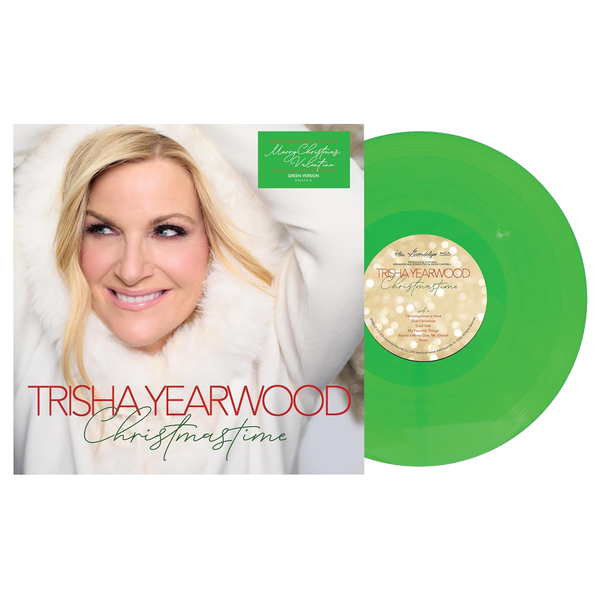 Trisha Yearwood - Christmastime LP - Green