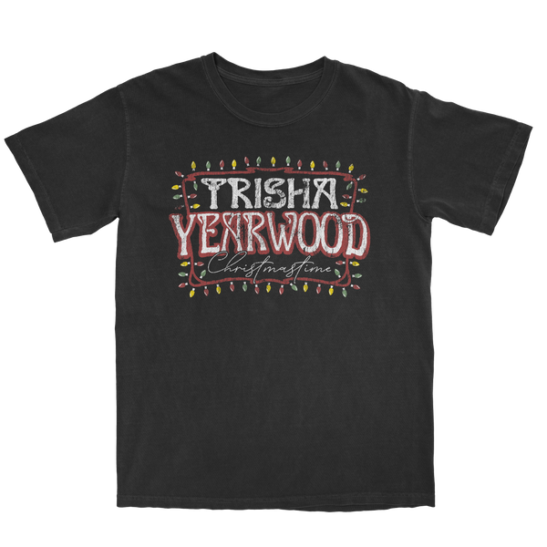 2025 Trisha Yearwood Christmastime Black Tee