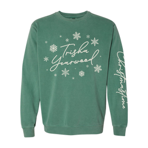 2025 Trisha Yearwood Christmastime Green Crewneck Sweatshirt